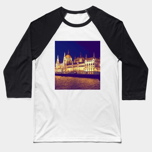 Budapest Baseball T-Shirt by WelshDesigns